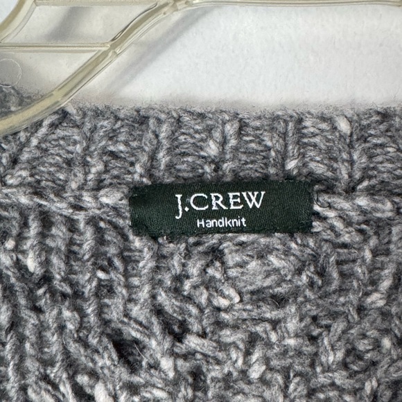 J. Crew Button Front Tie Waist Hand Knit Cardigan - Picture 4 of 4